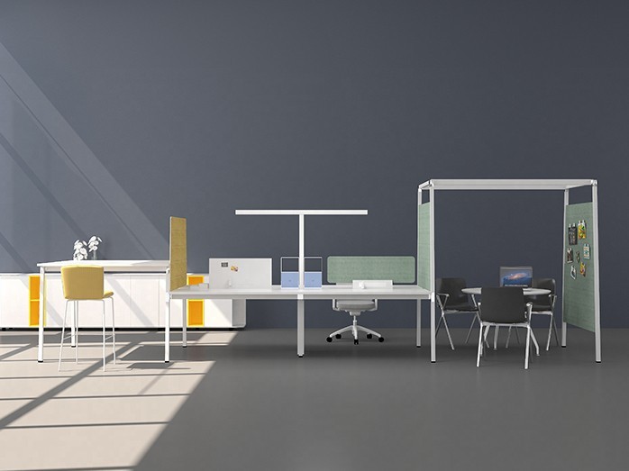 A6職員辦公系列 A6系列職員辦公桌椅-歐時家具