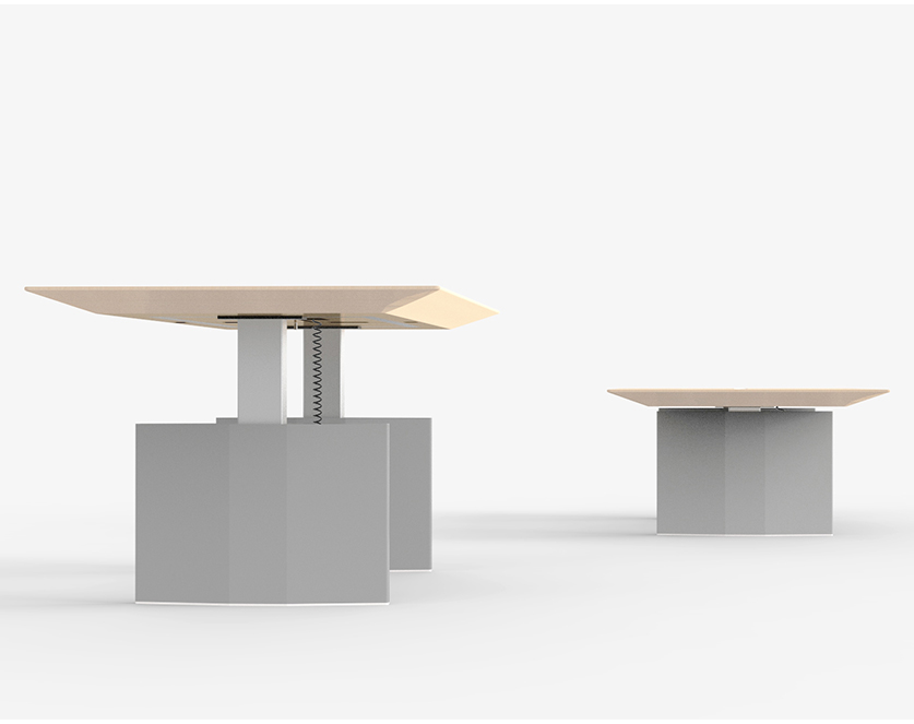 格林可升降會議桌-歐時家具