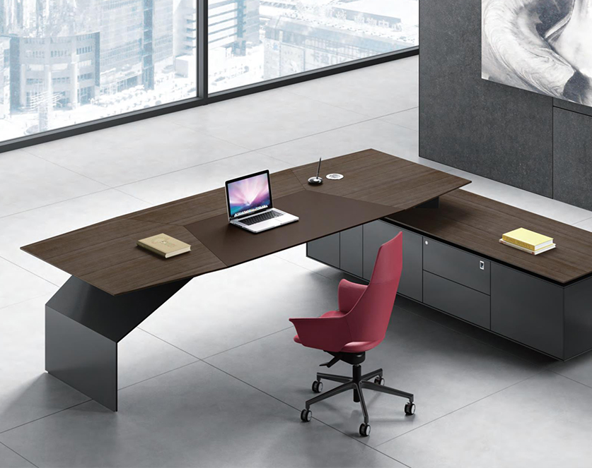 艾克系列老板桌-歐時(shí)家具