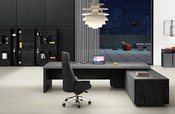 雷絲系列老板桌-歐時家具